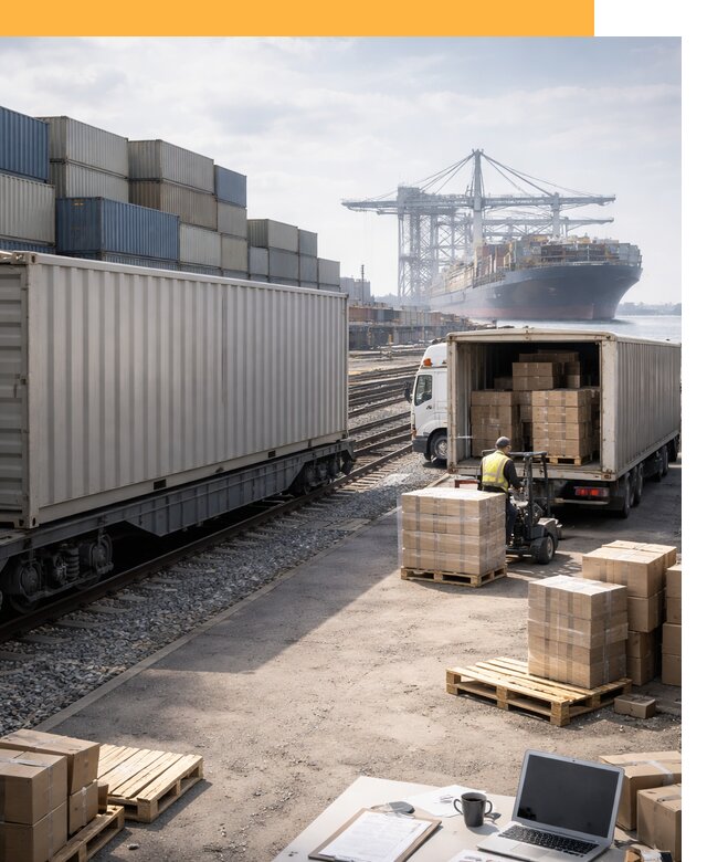 Мультимодальные перевозки грузов по миру от 45828 руб