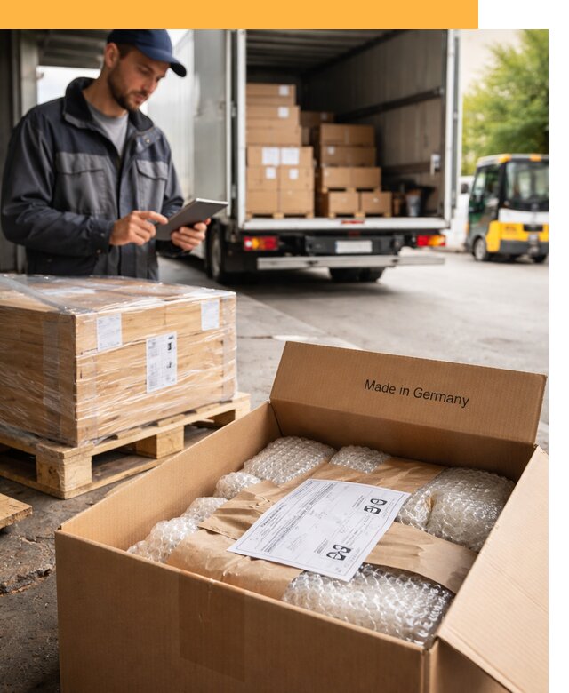 Доставка грузов из Германии от 45828 руб с таможенным оформлением