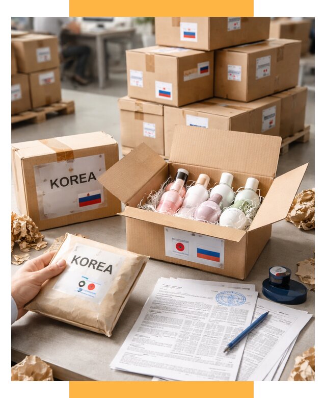 Доставка косметики из Кореи от 8656 р. под ключ | СетСервис-Звл