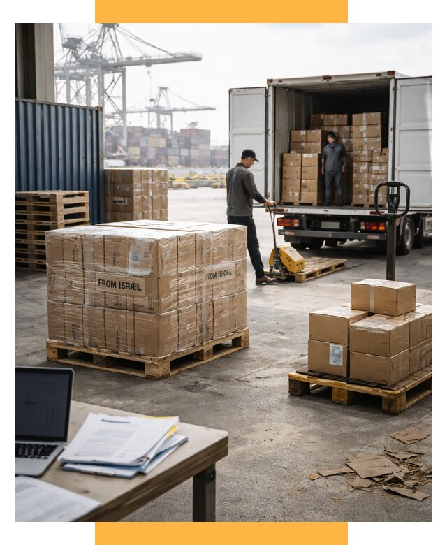 Доставка грузов из Израиля от 15276 р., логистика от СетСервис-Звл
