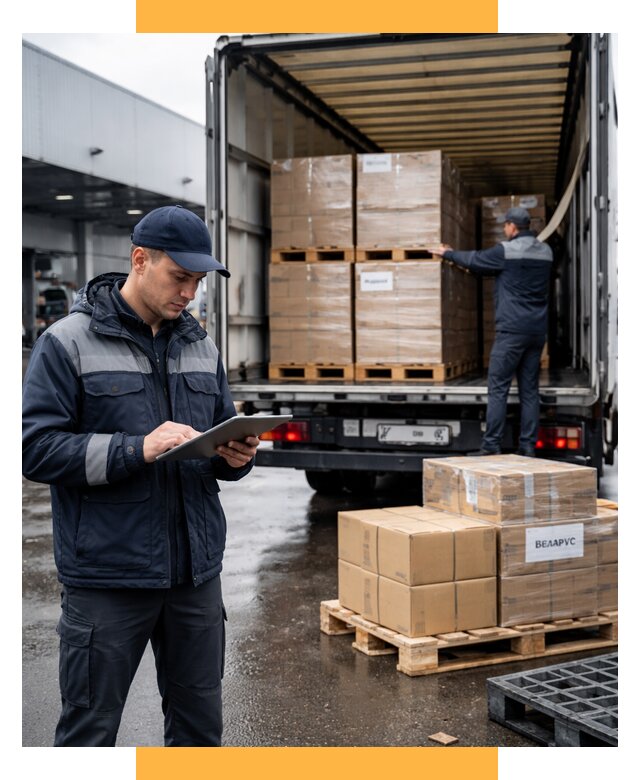 Доставка грузов из Беларуси от 15276 р. логистика СетСервис-Звл