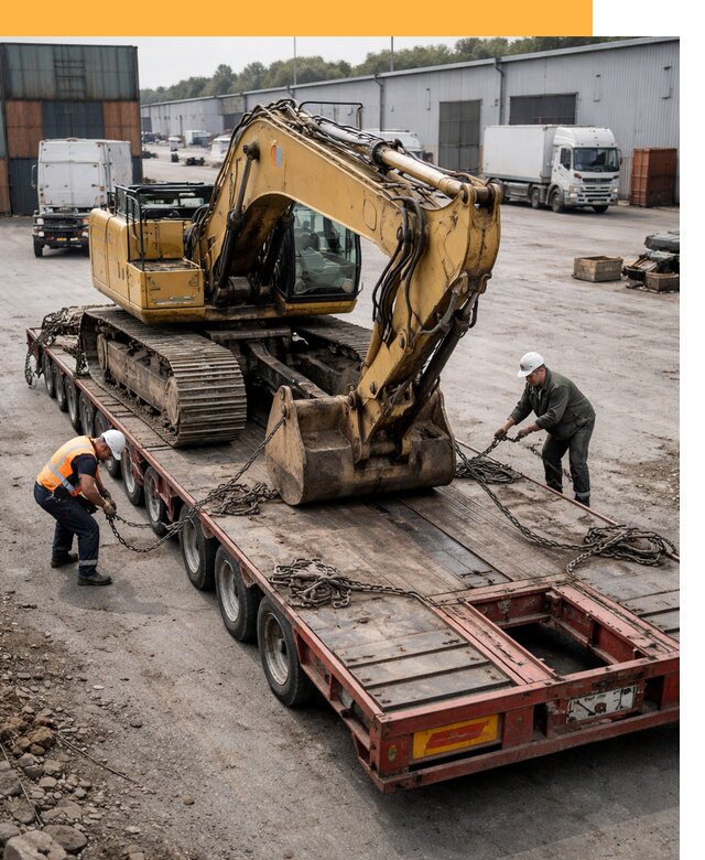 Перевозка спецтехники по России и миру от 45828 руб