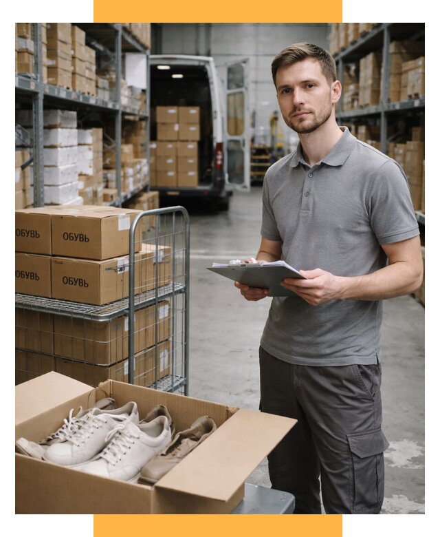 Доставка обуви из Китая и Турции от 4583 р. СетСервис-Звл