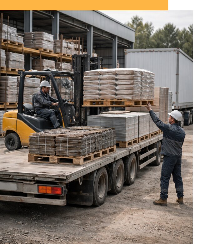 Перевозка строительных материалов по миру от 5601 руб