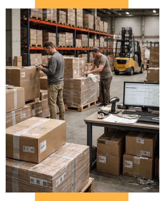 Склад консолидации в Европе от 6620 р., услуги СетСервис-Звл