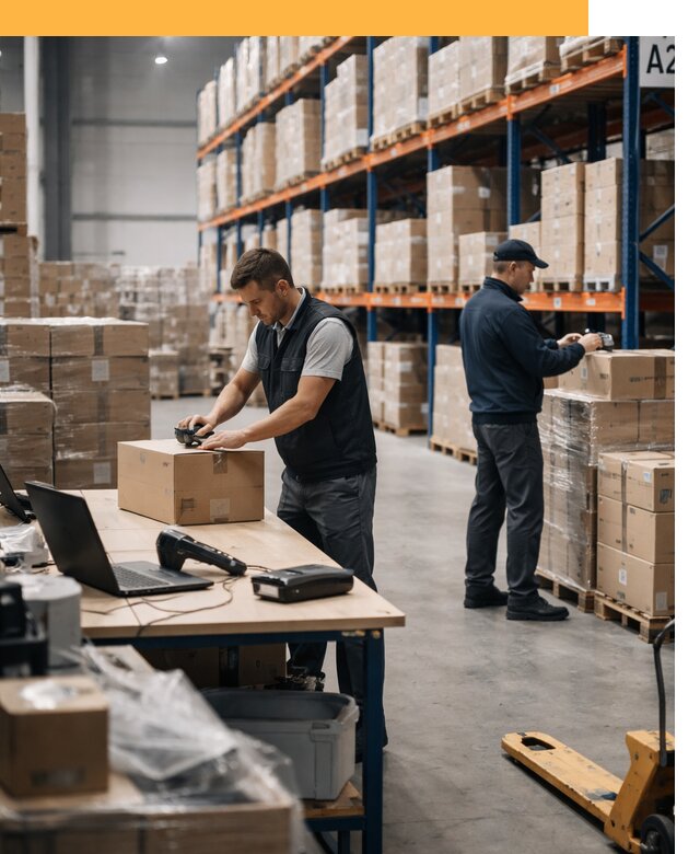 Склад консолидации в Европе: хранение, сортировка от 6620